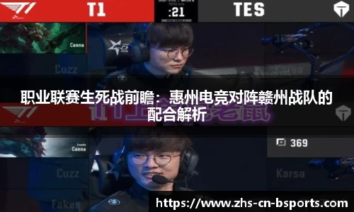 职业联赛生死战前瞻:惠州电竞对阵赣州战队的配合解析